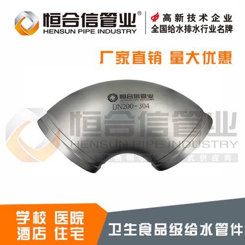 溝槽式90°彎頭
